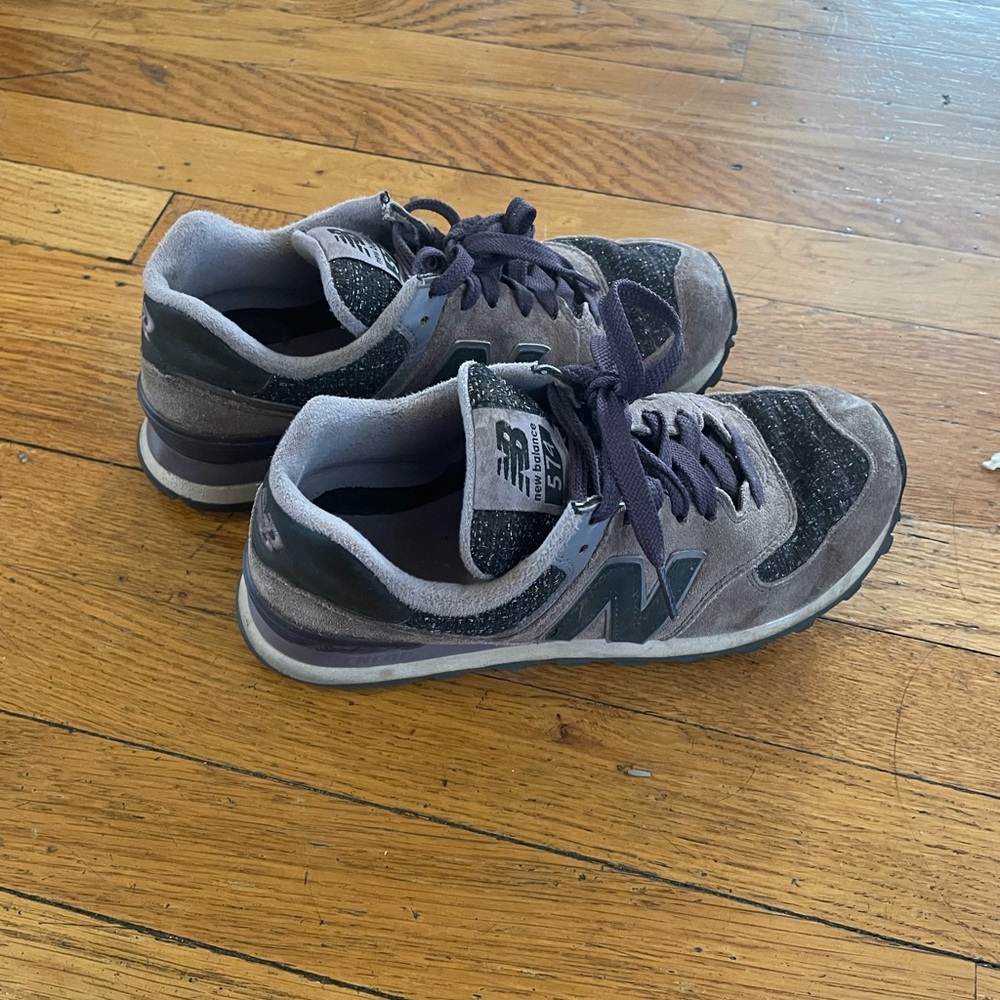 New Balance 574 Tan and Brown Sneakers
